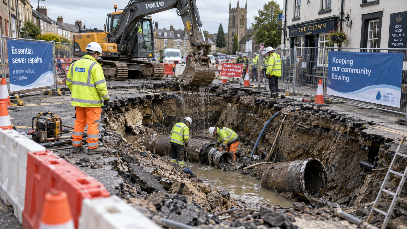 Emergency Road Closure – Pool in Wharfedale